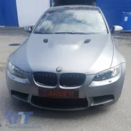 Front Grilles suitable for BMW 3 E92/E93 06-11 M4 Look with Double Grille Glossy Black 2 Pcs-image-6295935