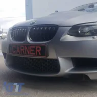 Front Grilles suitable for BMW 3 E92/E93 06-11 M4 Look with Double Grille Glossy Black 2 Pcs-image-6295938