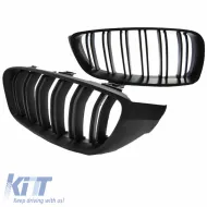 image-63-Front Grilles suitable for BMW 4 F32 / F33 / F36 13-16 M4 Look with Double Grille Matte Black 2 Pcs