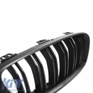 Front Grilles suitable for BMW 4 F32 / F33 / F36 13-16 M4 Look with Double Grille Matte Black 2 Pcs-image-6290160