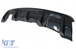 Front & Heckstoßstange Skid Schutz für DACIA Duster 4x4 4x2 10-17 Glänzend schwarz-image-6074701