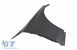 Front Hood Bonnet with Front Fenders Suitable for Mercedes C-Class W205 S205 C205 A205 (2014-2020) C63 Design-image-6070493