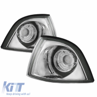 Front Indicators suitable for BMW 3 E36 90-99 Coupe/Cabrio Chrome 2 pcs Sonar