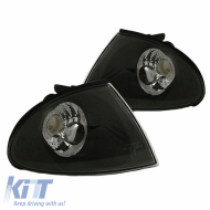 Front Indicators suitable for BMW 3 E46 99-01 Sedan/Touring Black 2 pcs Depo