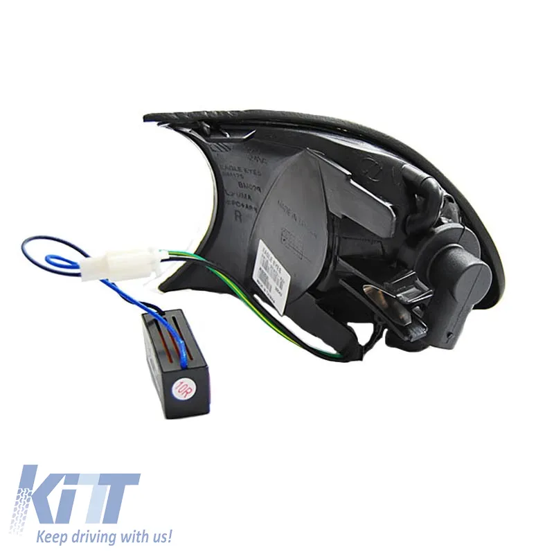 Front Indicators suitable for BMW 3 E46 Coupe/Cabrio 99-01 with Clip LED Black 2 pcs Eagle Eyes
