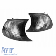 Front Indicators suitable for BMW 3 E46 Coupe/Cabrio 99-01 with Clip Smoke 2 pcs Depo