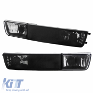 Front Indicators suitable for VW Golf 3 91-98 / Vento 92-98 with Fog Light Black 4 pcs