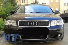 Front lip spoiler / blade / add-on suitable for Audi A4 B6 2000 - 2004