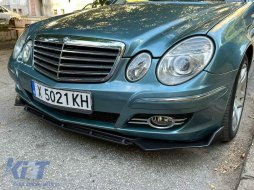 image-8-Front lip spoiler / blade / addition suitable for Mercedes E class W211
