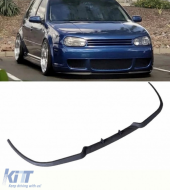 image-7-Front lip spoiler / knife / add-on suitable for Golf 4 with R32 bumper