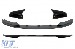 Front Lip with Trunk Spoiler and Mirror Covers suitable for BMW 4 Series F36 Grand Coupe (2014-03.2019) M-Performance Design - COFBSBMF32MPTS