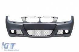 Front M Technik bumper suitable for BMW 3 Series E90 sedan, E91 touring 2008-2011 - ABBMFX6007392