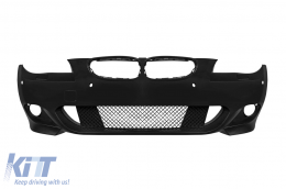 Front M Technik bumper suitable for BMW 5 Series E60 sedan, E61 touring 2004-2007 with PDC, with washers, without fog lights - ABBMFX6009539