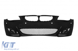 Front M5 bumper suitable for BMW 5 Series E60 sedan, E61 touring 2004-2007 with PDC, with washers, with fog lights - ABBMFX6009560