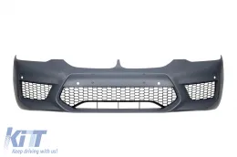 image-8-Front-M5-Stoßstange geeignet für BMW 5er G30 Limousine, G31 Touring 2017-2019 mit Grill ohne ACC-Loch, mit PDC