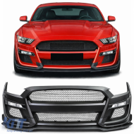 image-2-Front Performance Bumper GT500 Look for Ford Mustang Coupe Convertible 14-17
