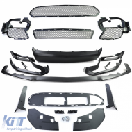 Front Performance Bumper GT500 Look geeignet für Ford Mustang Coupe Convertible 14-17-image-6193608