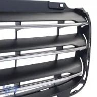 Front radiator grille with chrome slats for Mercedes Sprinter W907 W910 2018-2024-image-6327455
