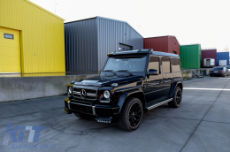 Front Roof Spoiler suitable for Mercedes G-Class W463 (1989-2017) with LED Dynamic Flowing Turn Light 6X6 Design-image-6023408