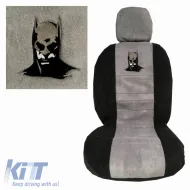 Front Seat Covers suitable for Batman Gray/Black 4 Pcs 2619611-image-6295798