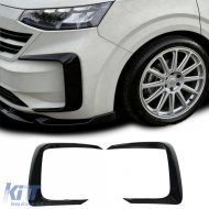 Front splitter flaps gloss black for bumper suitable for VW T7 from 2024 - ODBKV6014258
