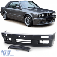 Front spoiler bumper sport look type 2 suitable for BMW E30 facelift 85-94 - ODFBSB6025246