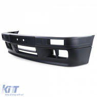 Front spoiler bumper sport look type 2 suitable for BMW E30 facelift 85-94-image-6257679