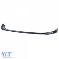 Front spoiler cup lip sport look gloss black for VW Polo VI 2G AW from 17-image-6278345