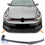 Front spoiler lip black with ABE for VW Golf 7 GTI sedan 12-21 - ODFBSV6014075