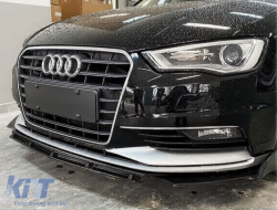 Front spoiler / lip / blade suitable for Audi A4 B8.5 2012-2015 - PEFBSA6042354