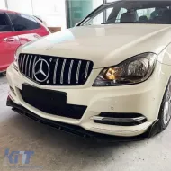 image-33-Front spoiler / lip / blade suitable for Mercedes W204 C class 2007 - 2014