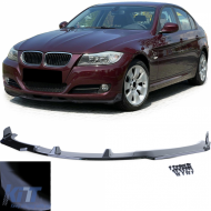 image-2-Front spoiler lip bumper black gloss fits for 3 Series BMW E90 E91 2008-2013