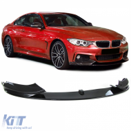 Front spoiler lip bumper extension sport carbon look for 4 Series BMW F32 F33 F36 - ODFBSB6042355