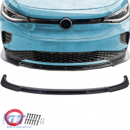 image-2-Front spoiler lip gloss black suitable for VW ID.4