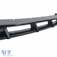 Front spoiler lip gloss black suitable for Mercedes GLC X254 C524 from 2023-image-6264196