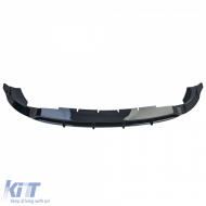 Front spoiler lip gloss black suitable for Mercedes GLC X254 C524 from 2023-image-6264197
