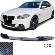 Front spoiler lip performance carbon look suitable for BMW 5 Series F10 F11 10-17 - ODSB6014014