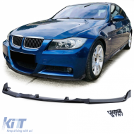 image-38-Front spoiler lip performance gloss black fits for 3 Series BMW E90 E91 05-08