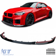 image-9-Front spoiler lip performance gloss black fits BMW M2 G87 from 2023