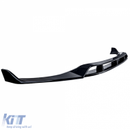 Front spoiler lip Performance gloss black fits for BMW X3 G01 2017-2021-image-6264130