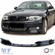 image-57-Front spoiler lip Performance gloss black suitable for 1 Series BMW E82 E88 11-13
