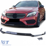 image-27-Front spoiler lip performance gloss for Mercedes C-Class W205 S205 2014-2018