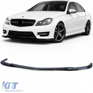 image-7-Front spoiler lip performance gloss for Mercedes C W204 S204 2011-2015