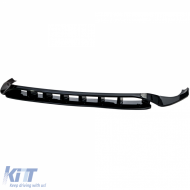 Front spoiler lip performance glossy black for Audi Q8 with S-Line 4M 2018-2023-image-6264203