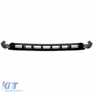 Front spoiler lip performance glossy black for Audi Q8 with S-Line 4M 2018-2023-image-6264204