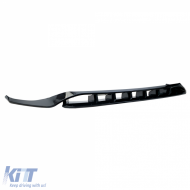 Front spoiler lip performance glossy black for Audi Q8 with S-Line 4M 2018-2023-image-6264205