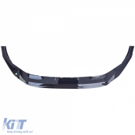 Front spoiler lip performance glossy black for Audi Q8 with S-Line 4M 2018-2023-image-6264208