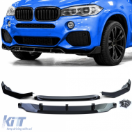 Front spoiler lip performance look gloss black fits BMW X5 F15 13-18 - ODFBSB6030239