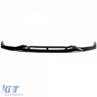 Front spoiler lip performance look gloss black fits BMW X5 F15 13-18-image-6278284