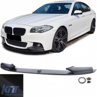image-23-Front spoiler lip performance matte suitable for BMW 5 Series F10 F11 10-17